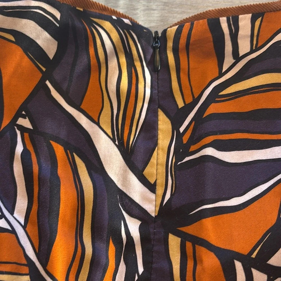 Laroque Davis Dress Copper Leaf Sz XS - Picture 9 of 12